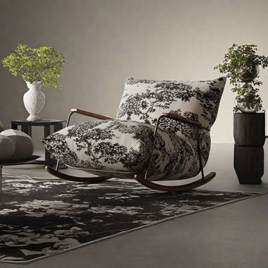 Eco-Friendly Upholstered Rocker Chair - Designer Review & Photo